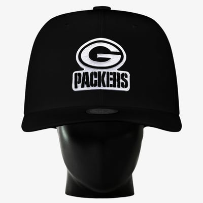 Green Bay Packers Noggin Boss Unisex Big Hat - Black
